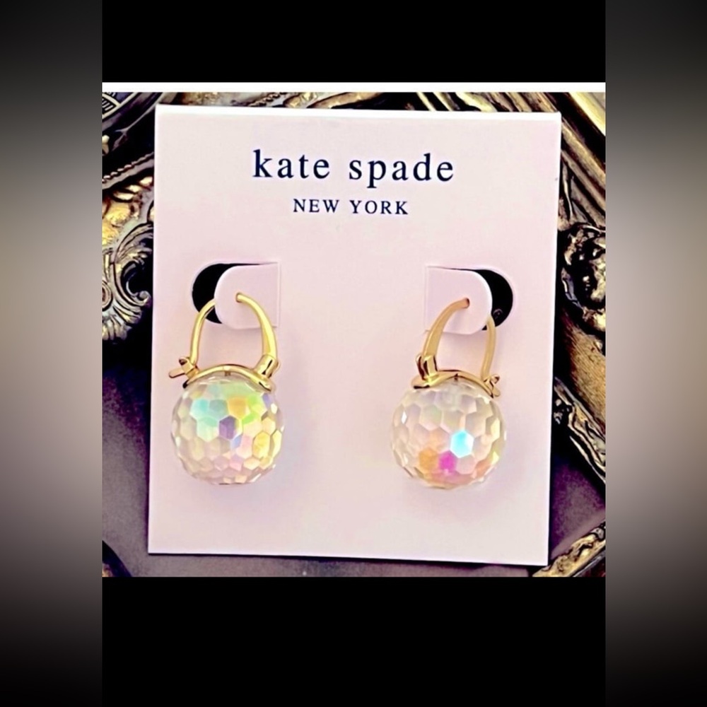 Katespade special edition disco ball earrings - large - Picture 4 of 11